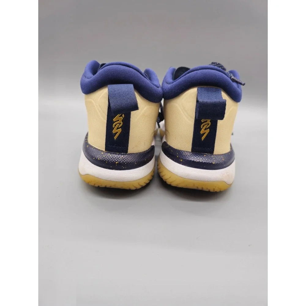 Nike Jordan Zion 1 Pelicans edition Size 6.5Y Youth‎ Beige Blue Shoes Sneakers